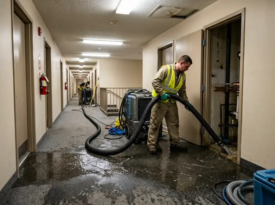 multi-unit-apartment-hallway-f-005 — frequently asked questions, Emergency Burst Pipe Water Extraction & Removal in Bogota,…